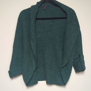 Banana Republic Green Petite Cacoon Cardigan